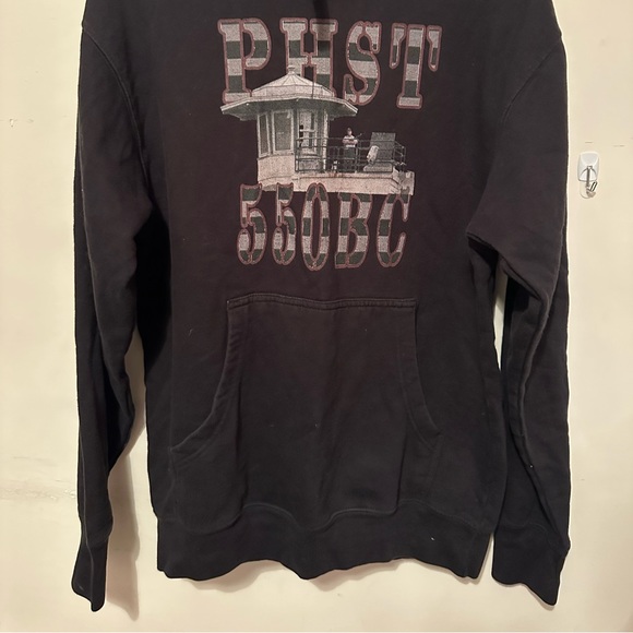 550BC X Public Housing Skate Team Hooded Sweatshirt Men’s Medium “JAIL TOWER” - Picture 6 of 8